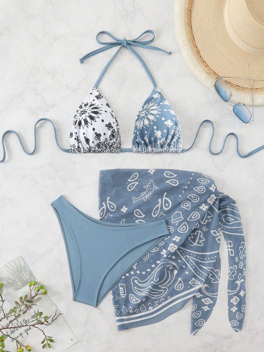 Swim Vcay Women's Vacation Beach Swimwear Set