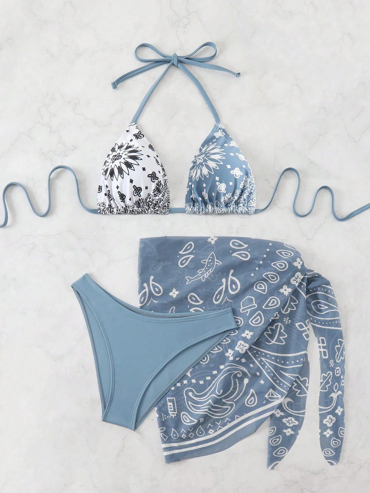 Swim Vcay Women's Vacation Beach Swimwear Set