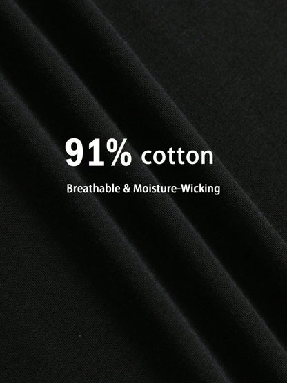 SXY Women's 91% Cotton Black Summer Basic Casual Pilates Slim Fit Split-Hem Capri Leggings,Workout & Yoga Pants,Business Office Old Money Style Outfits