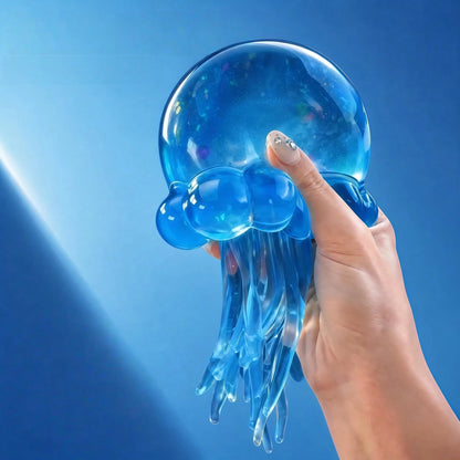 Tachimi 1pc Colorful Jellyfish Slow Rebound Stress Toy, Soft Slow Rebound, Suitable For Children, Teenagers And Adults, Can Be Played On Desk, Helps Relieve Anxiety, S Quishy Squeeze Toy/S Quishes/S Q