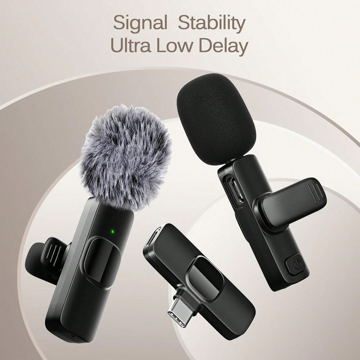 Tangle-Free Wireless Lavalier Microphone Live Streaming Equipment Professional Lapel Microphone For IPhone Pad Mini Video Recording Mic For Interview Video Podcast Vlog YouTub Livestream Noise Reducti