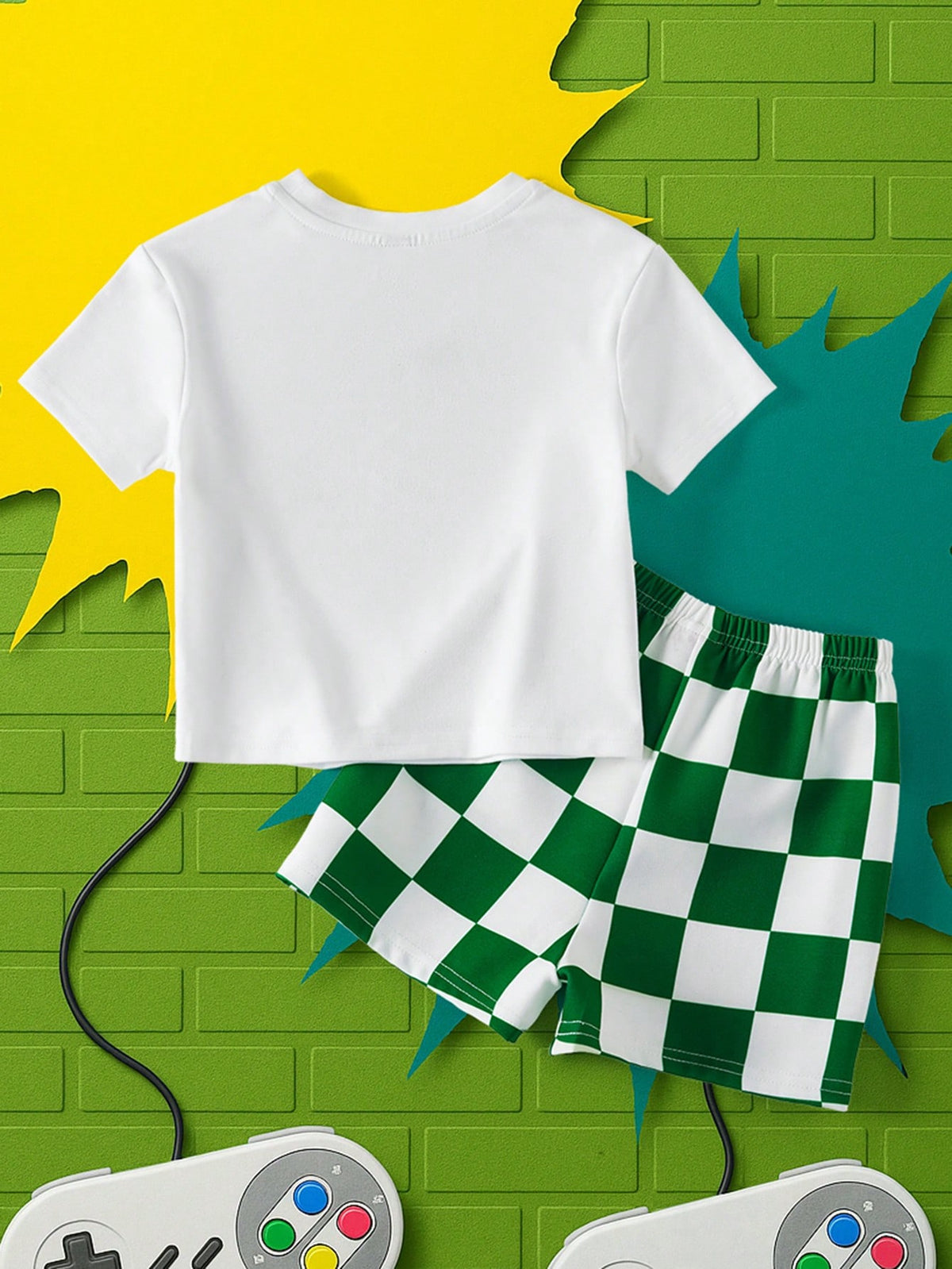 TEENAGE MUTANT NINJA TURTLES| Baby Boy Cartoon Print Short Sleeve T-Shirt And Shorts, MUTANT TURTLES