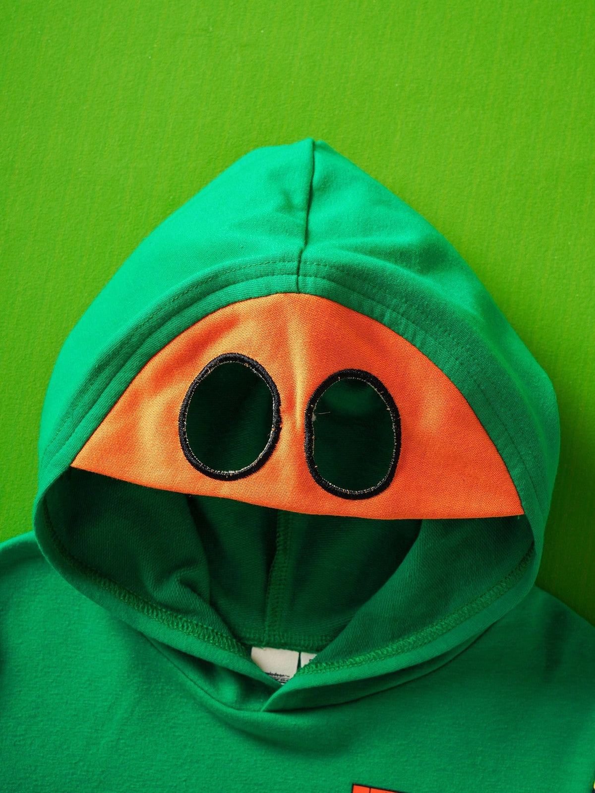 TEENAGE MUTANT NINJA TURTLES| Young Boy Cartoon Pizza Print Colorblock Casual Long Sleeve Sweatshirt Fall Winter