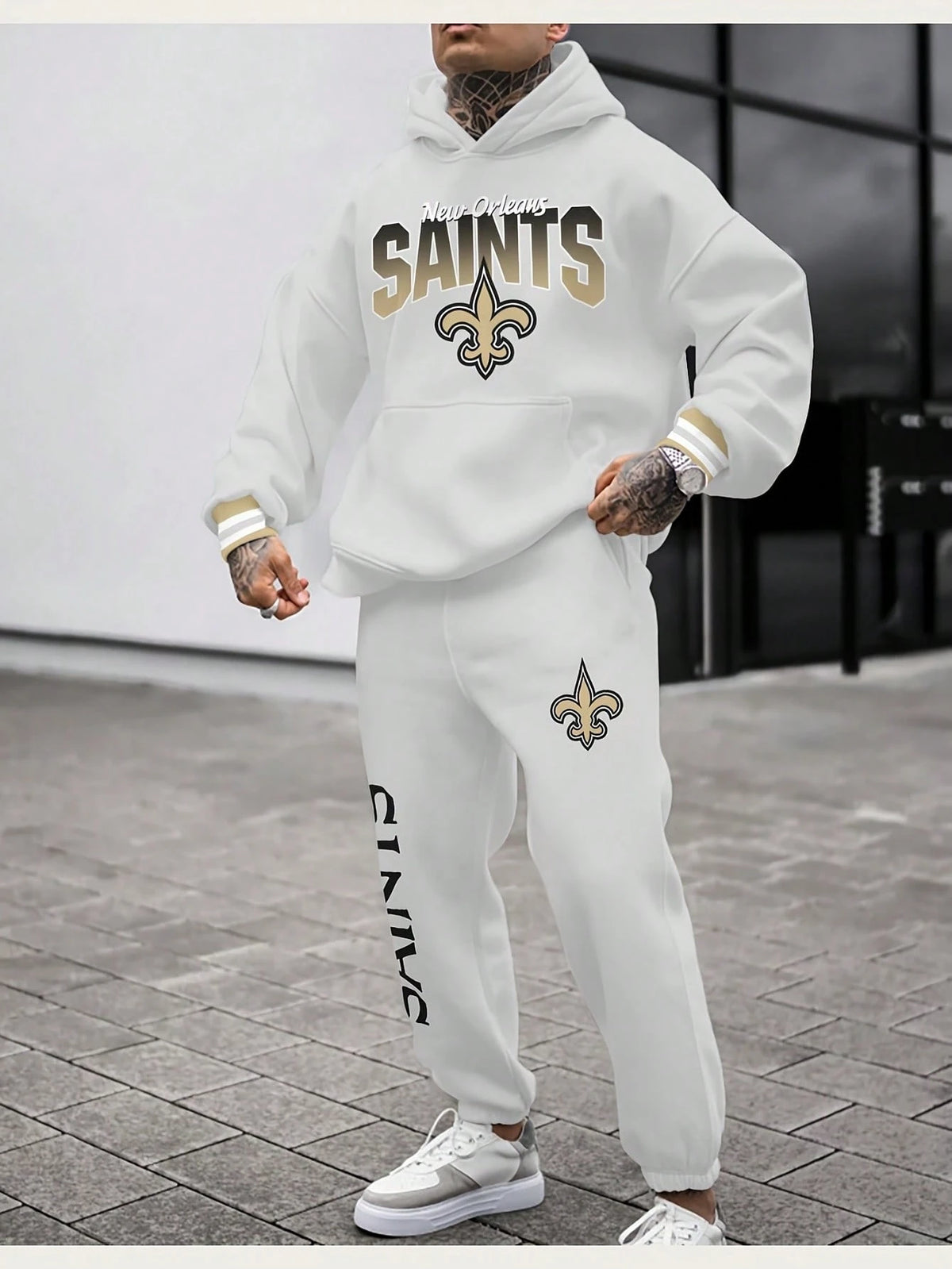 The New Orleans Saints- Football Team Hoodie Set (Men's And Women's) Is The Perfect Sporting Gift (3)
