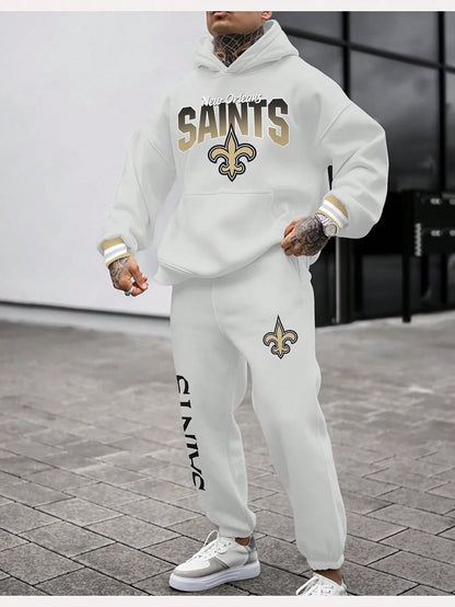 The New Orleans Saints- Football Team Hoodie Set (Men's And Women's) Is The Perfect Sporting Gift (3)