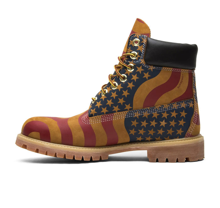 Timberland 6" Boot "Supreme Stars & Stripes Wheat"