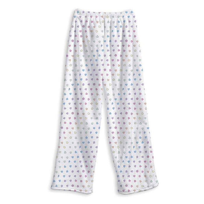 Top Trenz Inc Fuzzy Lounge Pants - Rainbow Remix