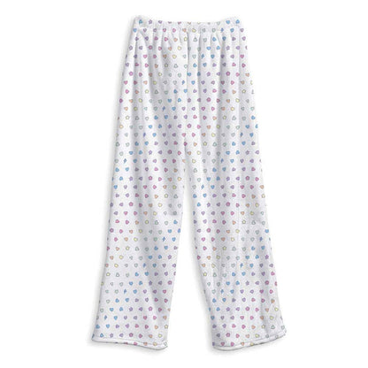 Top Trenz Inc Fuzzy Lounge Pants - Rainbow Remix