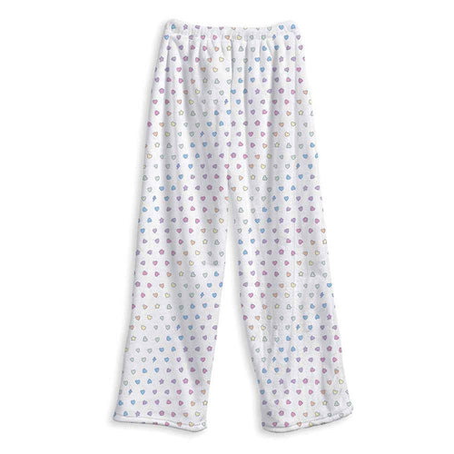 Top Trenz Inc Fuzzy Lounge Pants - Rainbow Remix