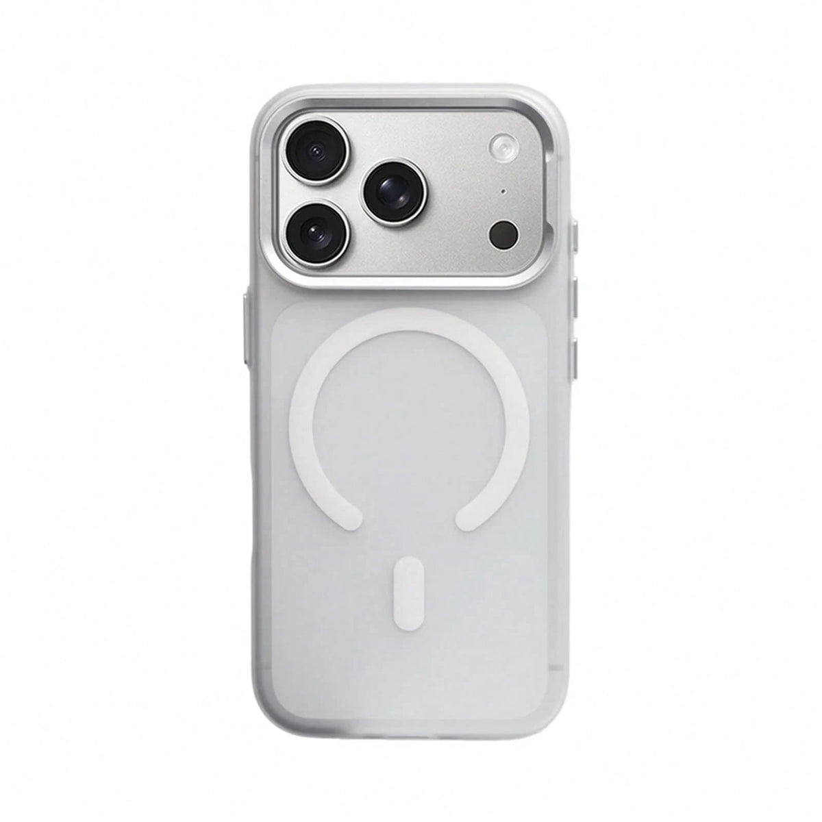 Transluct Frosted For MagSafe Phone Case For 17 17pro Max 16 Pro 15 Wireless Charging Alloy Ls Ultrathin Matte Cover.Holiday Accessories.
