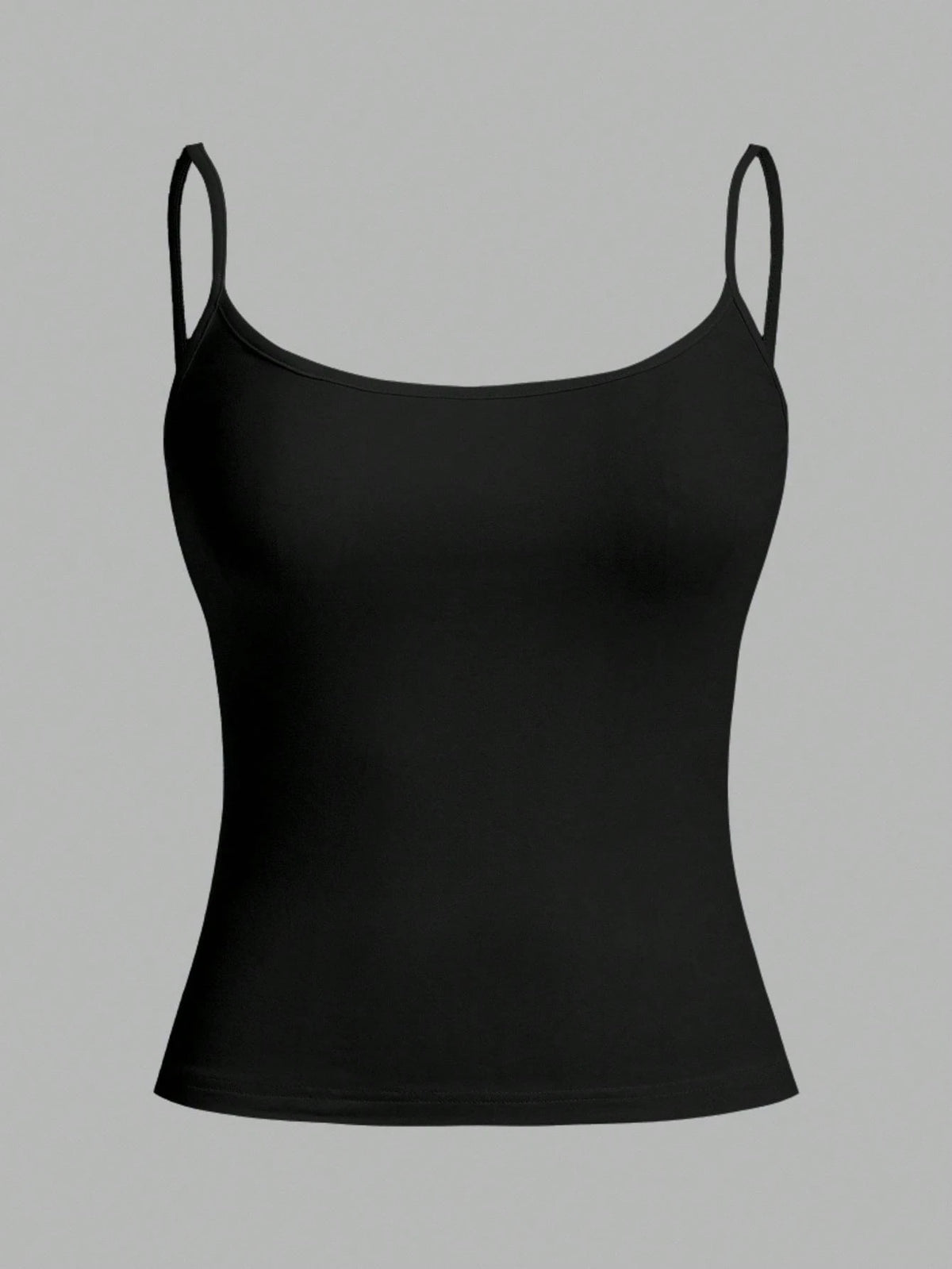 Tseoso 3pcs/Set Women's Casual Slim-Fit Camisole Tops,95% Cotton,Summer,Black,Basic,Everyday Versatile Fitted Tank Top,Cute Softgirl Vintage Summer Outing