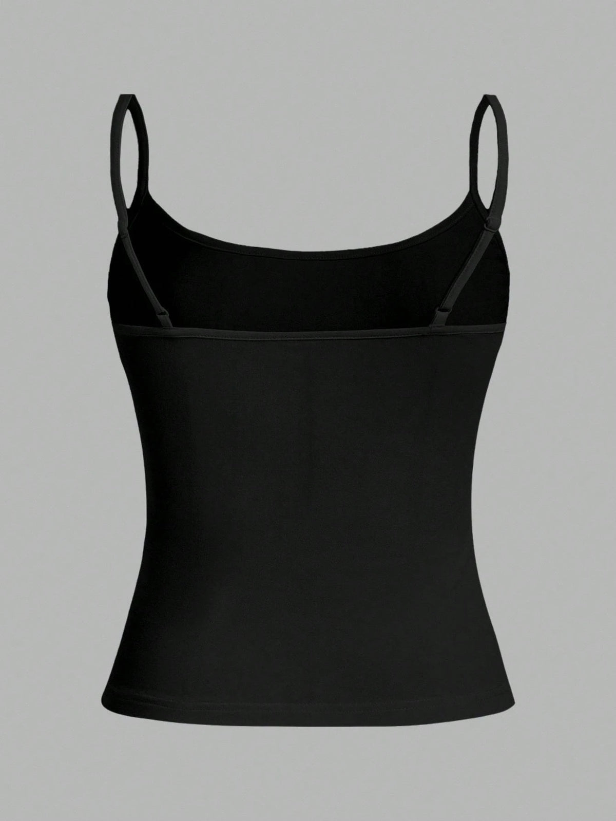 Tseoso 3pcs/Set Women's Casual Slim-Fit Camisole Tops,95% Cotton,Summer,Black,Basic,Everyday Versatile Fitted Tank Top,Cute Softgirl Vintage Summer Outing