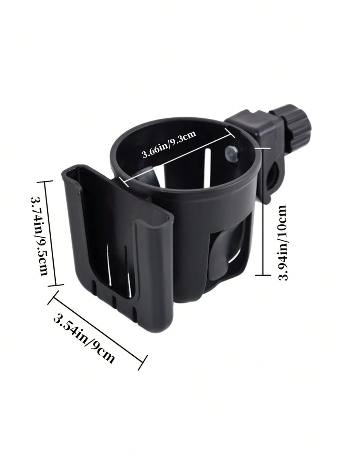 Two-In-One Bicycle Cup Holder, With A Phone Holder, 360° Rotatable Handle Water Bottle Storage Device, Universal Bicycle, Electric Bicycle, Skateboard, Motorcycle, Baby Stroller Beverage Storage Bicyc