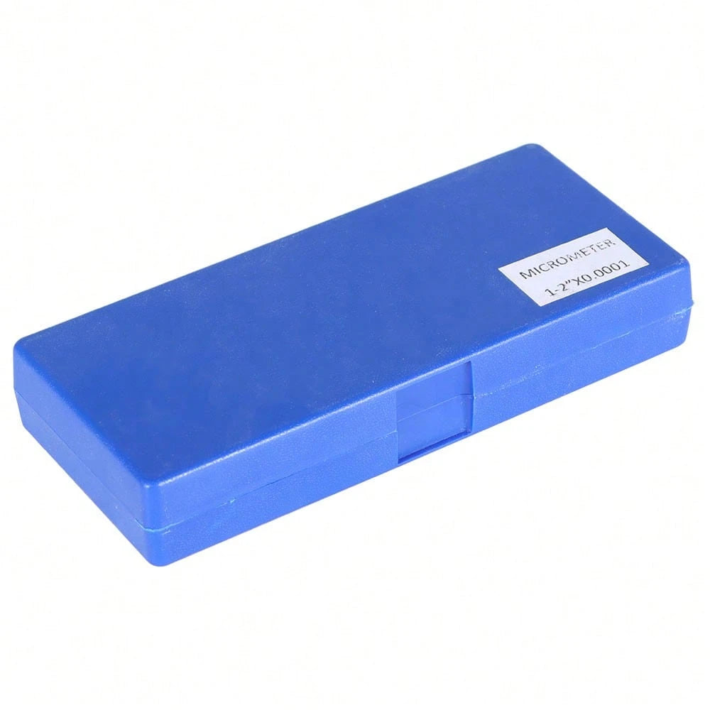 U-Shaped Outer Micrometer 1-2 Inch With Carbide Tip Accuracy 0.0001 Inch Suitable For Precision Measurement Work With Box