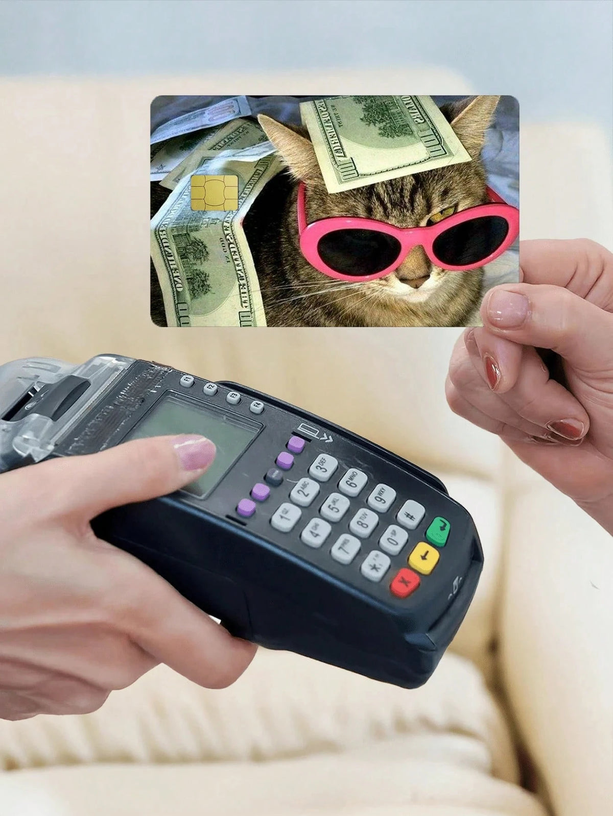 Ultra-Thin Waterproof, Scratch-Resistant, Anti-Slip PVC Credit Card And Key Card Protector Sticker