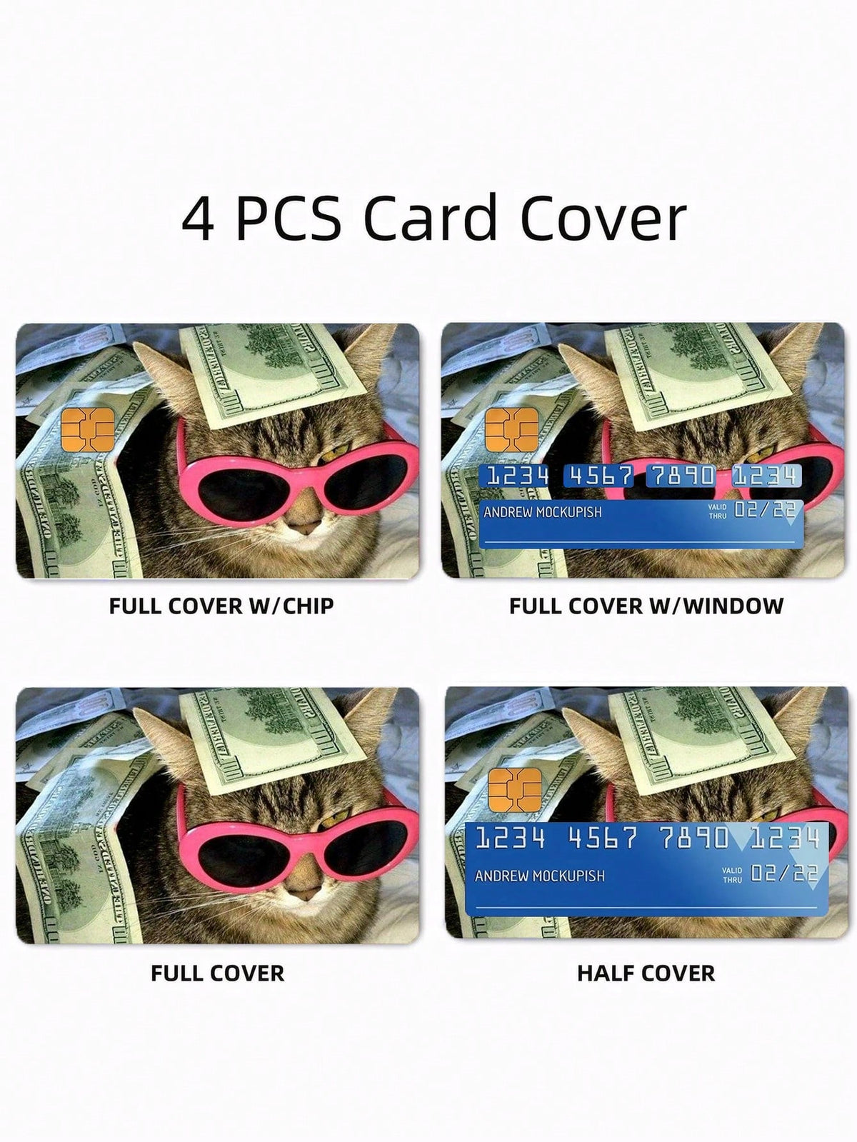 Ultra-Thin Waterproof, Scratch-Resistant, Anti-Slip PVC Credit Card And Key Card Protector Sticker