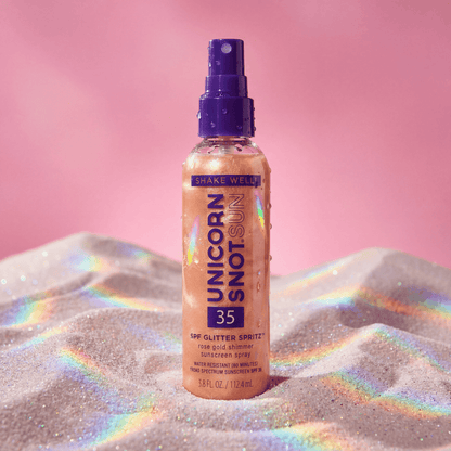 Unicorn Snot - SPF 35 Sunscreen Spray - Rose Gold Shimmer
