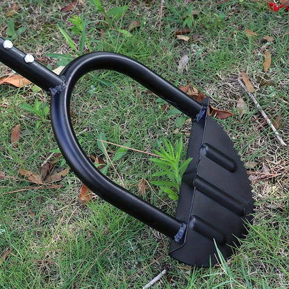 UPPVU 1J Piece Manual Edge Cutting Shovel With Handle Half-Moon Lawn Edge Cutting Machine Serrated Hand Lawn Edge Cutting Tool Step Edge Cutting Shovel