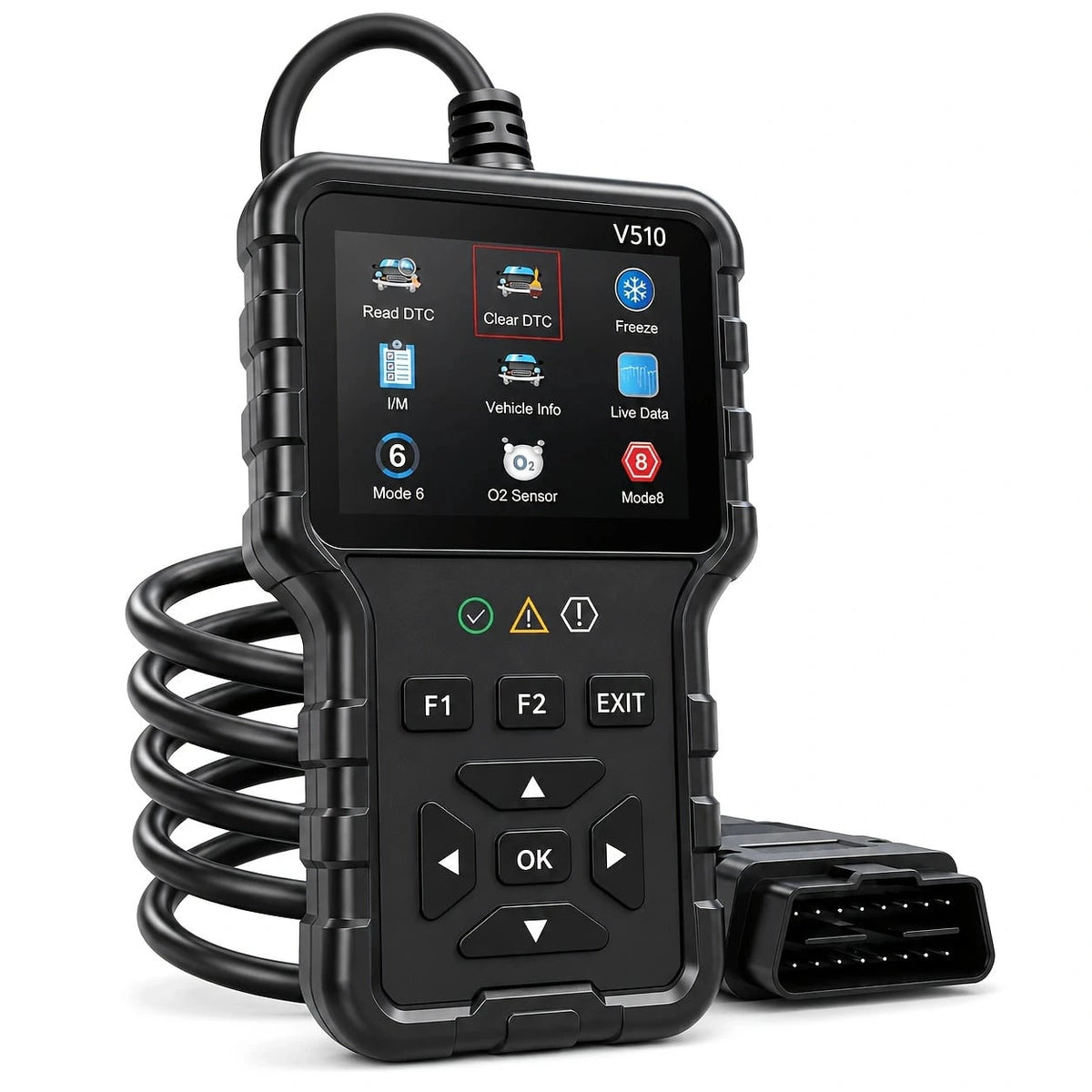 V510 OBD2 Car Diagnostic Scanner Professional Engine Fault Code Reader Live Data OBDII Scan Tool