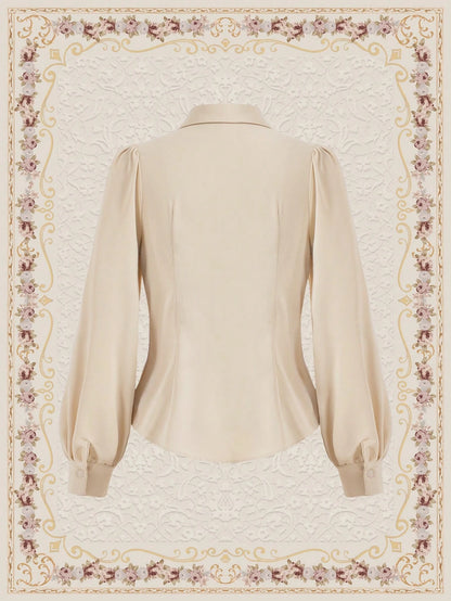 Vintamour Women's Puff Long Sleeve Shirt,Long Sleeve Tops Spring To Summer