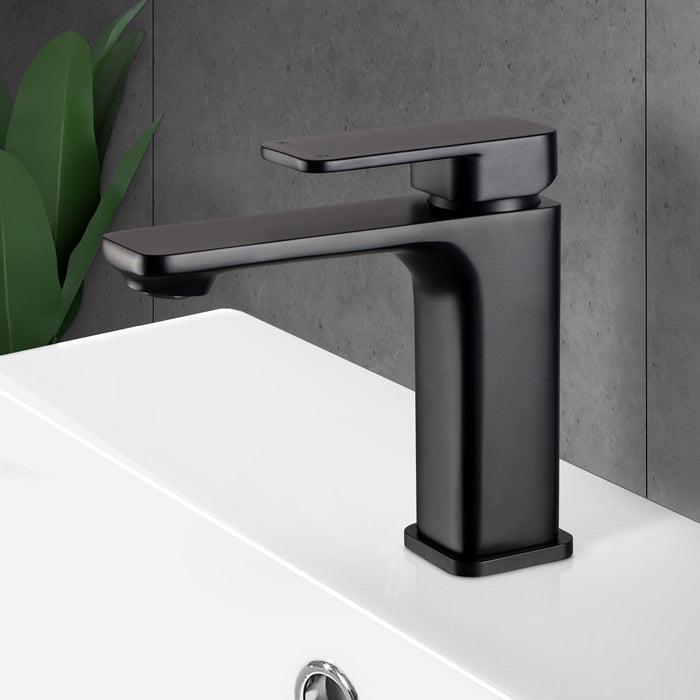 VIVA Basin Mixer Black - BT-201B Tapware Arova