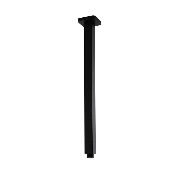 VIVA Ceiling Shower Arm 300mm Black Showers Arova