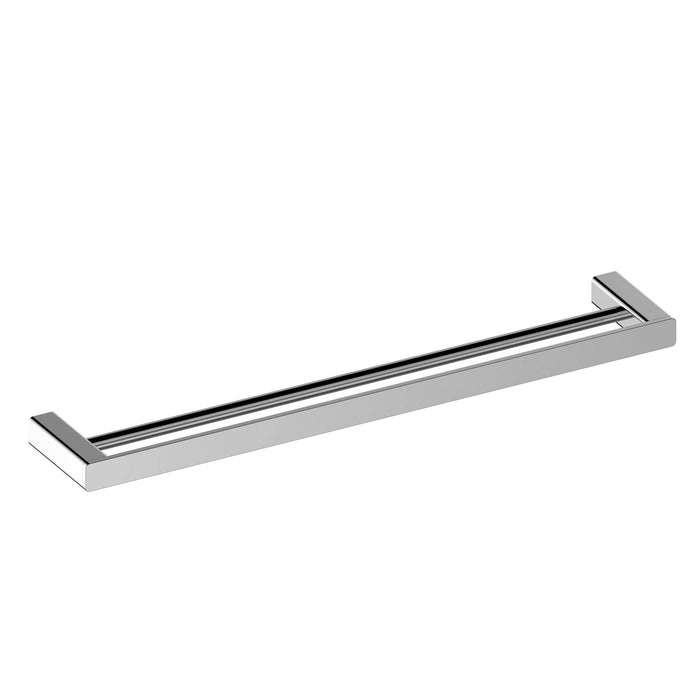 Viva Double Towel Rail 600mm Chrome Accessories Arova