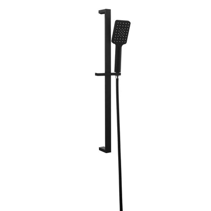 Viva Shower Rail Matte Black Showers Arova