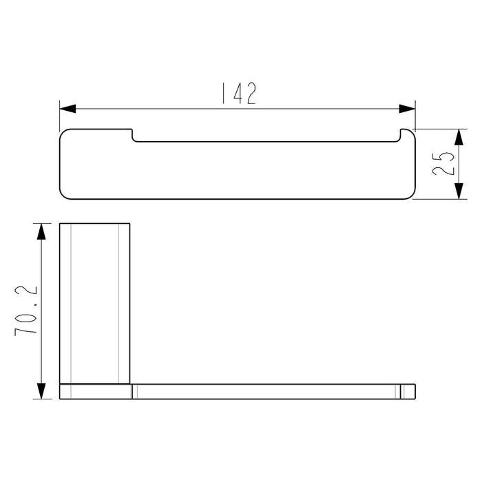 Viva Toilet Roll Holder Accessories Arova