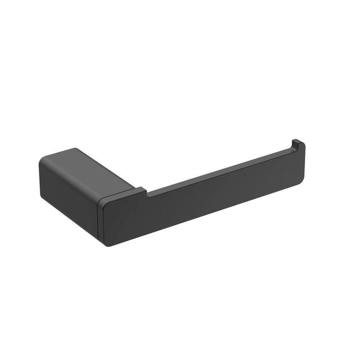Viva Toilet Roll Holder Matt Black Accessories Arova