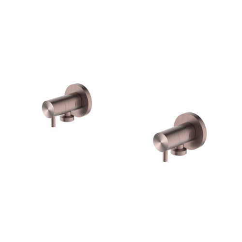 Washing Machine Stops Brushed Bronze YSW2621-09D-BZ Tapware Nero