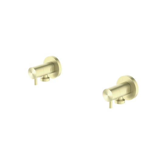 Washing Machine Stops Brushed Gold YSW2621-09D-BG Tapware Nero