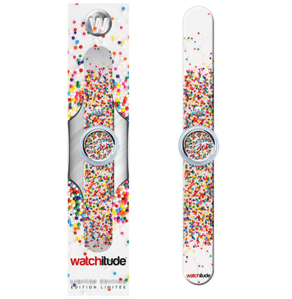 Watchitude Slap Watch - Sprinkle Dots