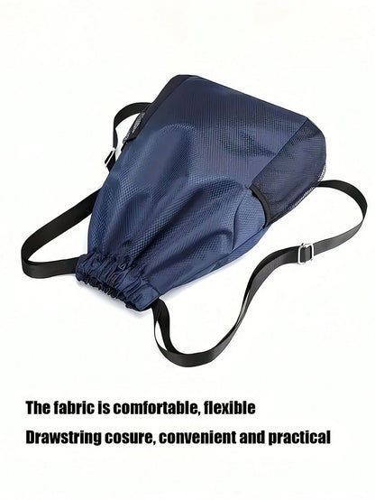 Waterproof Drawstring Backpack With Wet Dry Separation Large Travel Backpack With Mesh Side Pockets Large Gym Bag Adjustable Shoulder Straps For Men Women Perfect For Outdoor Sports Fitness Training A
