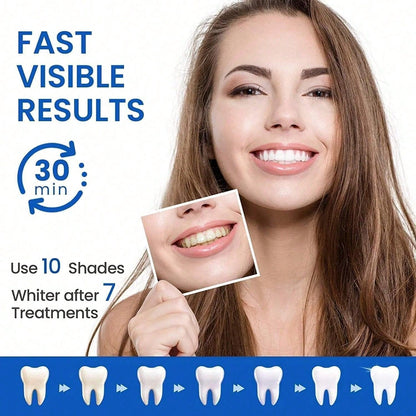 Whitening Teeth Strips, 7 Pieces For Sensitive Teeth, Effective And, Whitening Strips That Reduce Sensitivity, Help Remove Stains From Smoking/Coffee/Soda/Wine (14 Treatments)