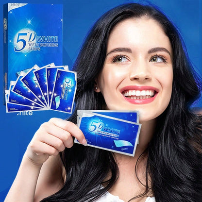 Whitening Teeth Strips, 7 Pieces For Sensitive Teeth, Effective And, Whitening Strips That Reduce Sensitivity, Help Remove Stains From Smoking/Coffee/Soda/Wine (14 Treatments)