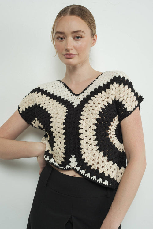 Women's Handmade Crochet Sweater Top