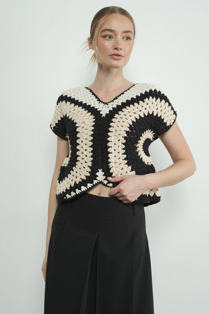 Women's Handmade Crochet Sweater Top