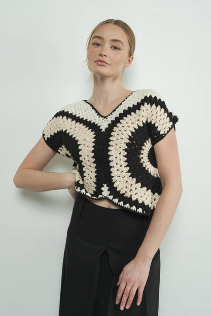 Women's Handmade Crochet Sweater Top