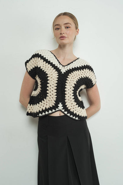 Women's Handmade Crochet Sweater Top
