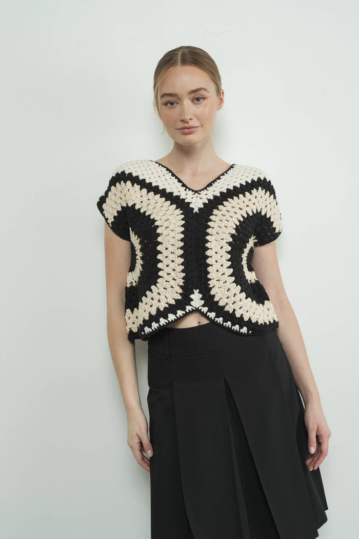 Women's Handmade Crochet Sweater Top