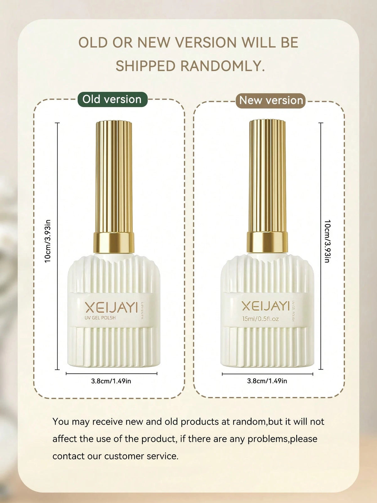 XEIJAYI 1 Bottle 4-Season Gel Nail Polish, 102 Color Options, Suitable For Nail Decoration, Nail Art, DIY Nail Salon, Great Gift For Women