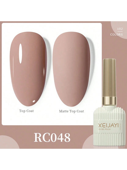 XEIJAYI 1 Bottle 4-Season Gel Nail Polish, 102 Color Options, Suitable For Nail Decoration, Nail Art, DIY Nail Salon, Great Gift For Women