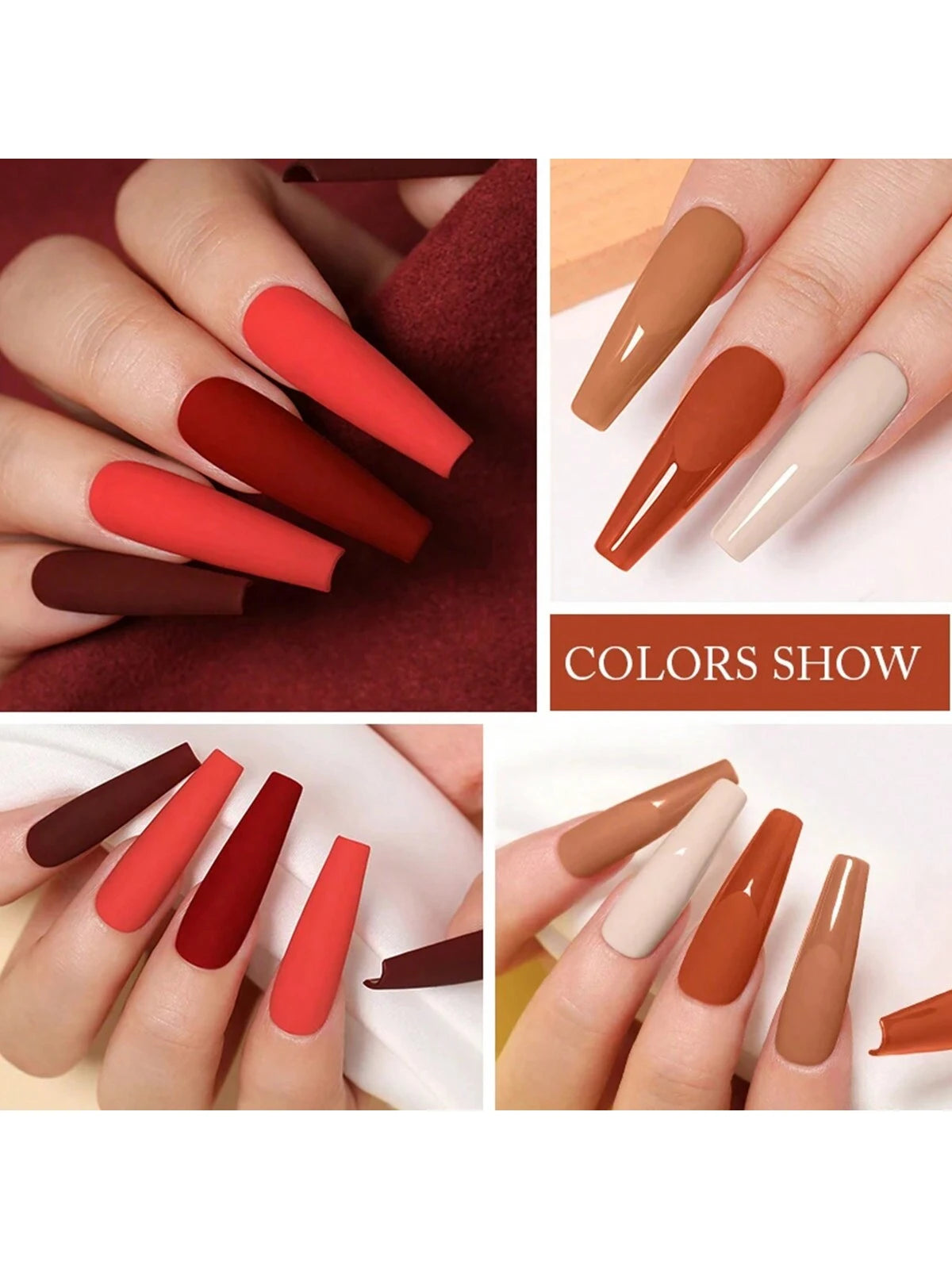XEIJAYI 1 Bottle 4-Season Gel Nail Polish, 102 Color Options, Suitable For Nail Decoration, Nail Art, DIY Nail Salon, Great Gift For Women