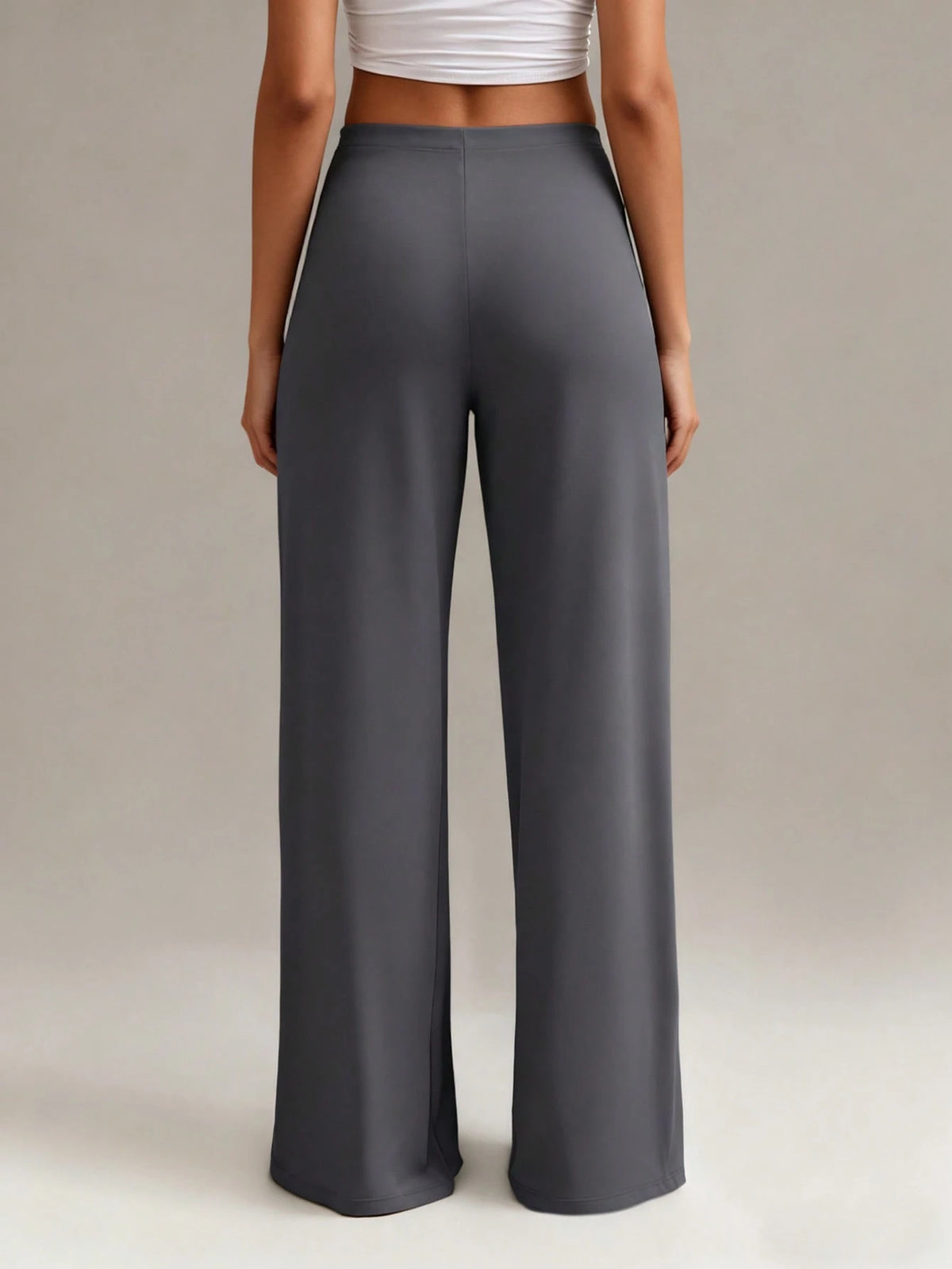 XLLAIS Women's Fashion High Waist Long Straight Pants, Suitable For Vacation Attire Casual Spring