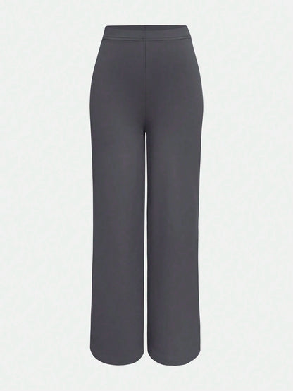 XLLAIS Women's Fashion High Waist Long Straight Pants, Suitable For Vacation Attire Casual Spring