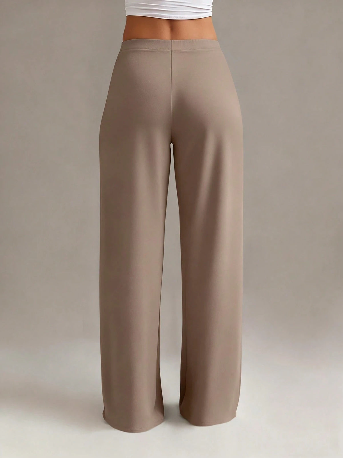 XLLAIS Women's Fashion High Waist Long Straight Pants, Suitable For Vacation Attire Casual Spring