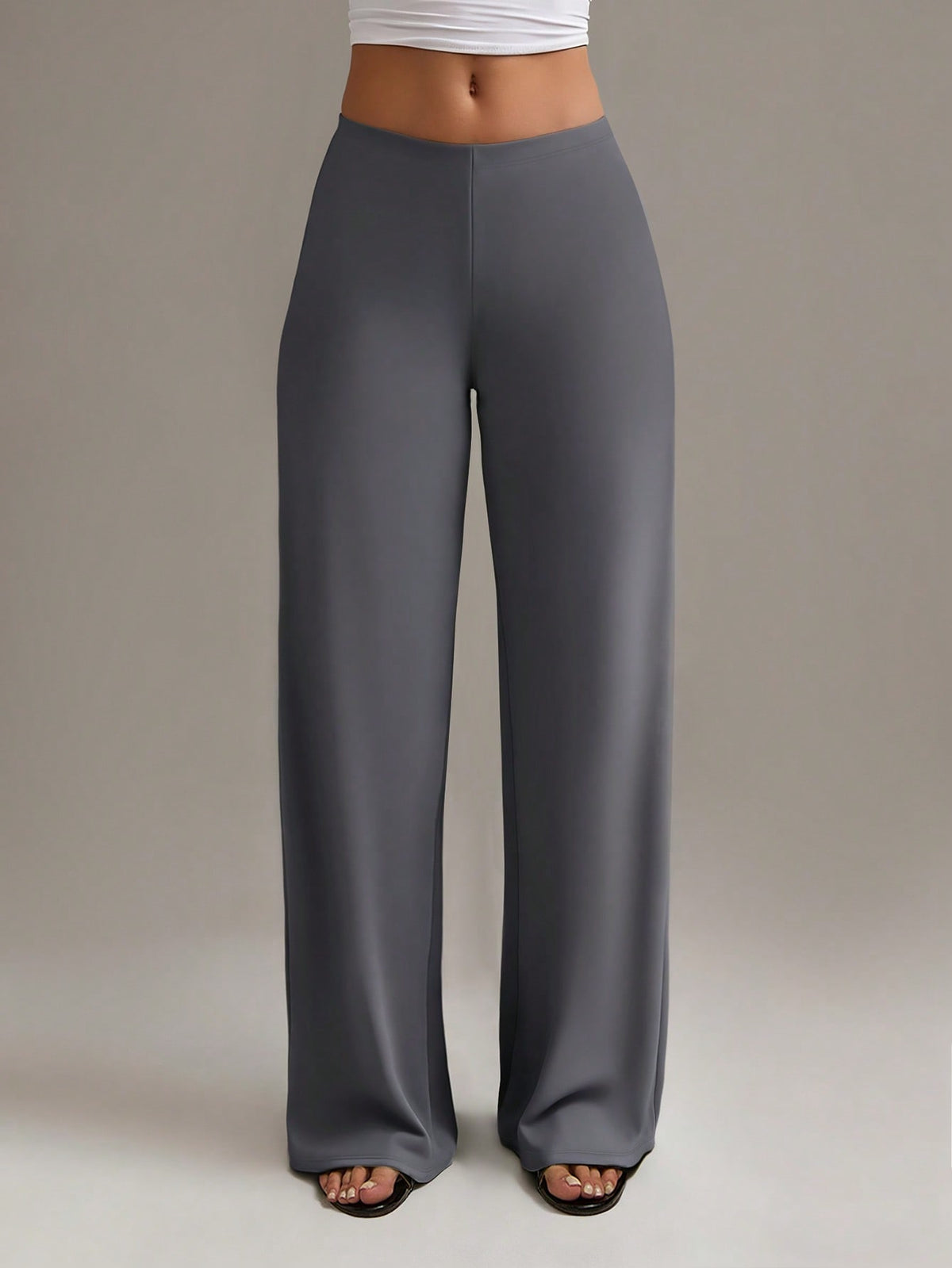 XLLAIS Women's Fashion High Waist Long Straight Pants, Suitable For Vacation Attire Casual Spring
