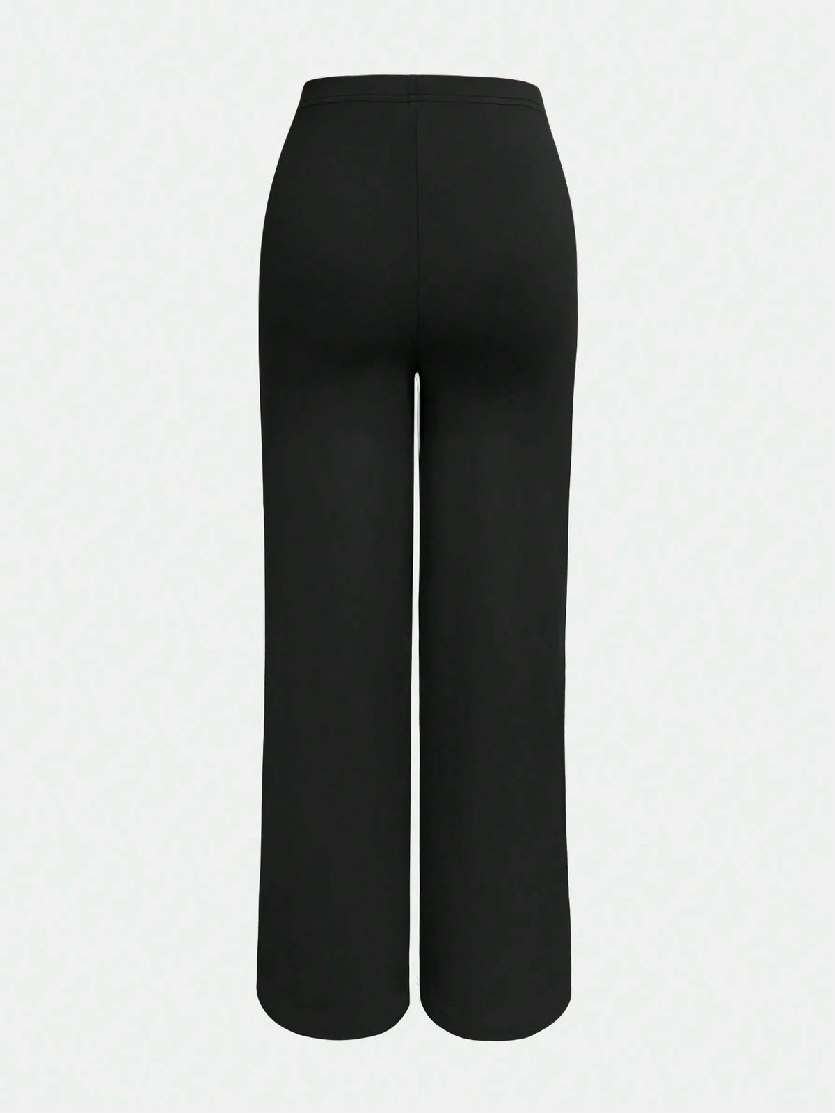 XLLAIS Women's High Waist Straight Leg Pants, Fashionable & Stretchy, Autumn/Winter Casual Black Spring, Office