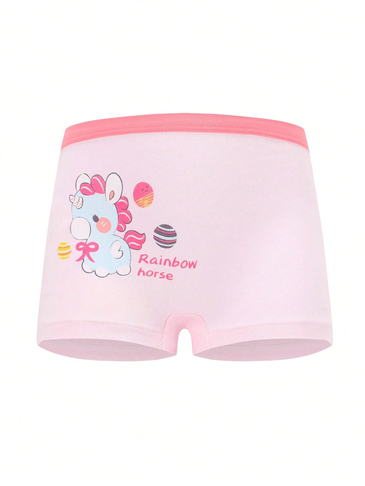 Young Girl 4pcs/Pack Soft, Comfortable And Cute Pattern Briefs